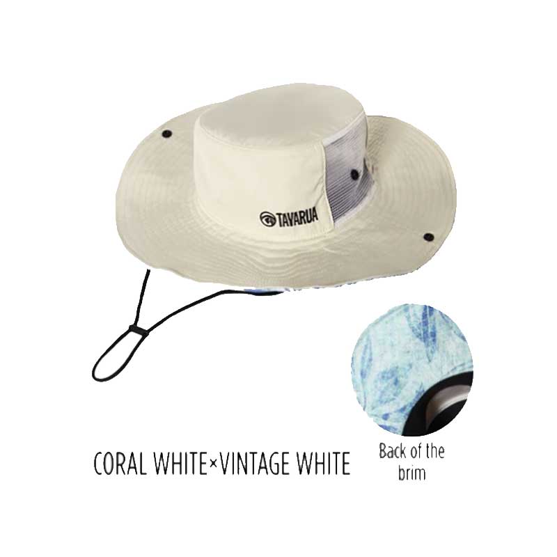 Tavarua Coral White-Vintage Hat